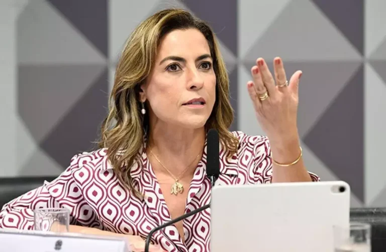 Senadora Soraya Thronicke, em audiência de Comissão Parlamentar (Foto: Jefferson Rudy/Agência Senado).