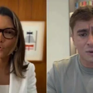 Nikolas Ferreira chama Janja de "sonsa" em vídeo nas redes sociais - (crédito: Reprodução/Redes sociais )